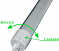 s rotační paticí LED Zářivka T8 0,6m 9W 120 LED 840 lumenu
